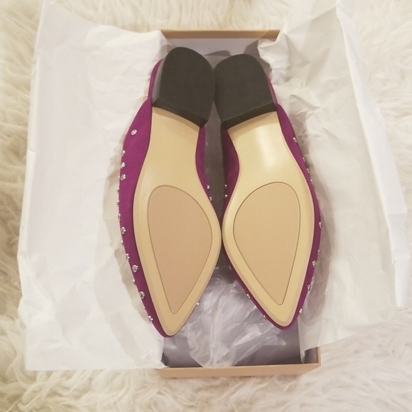 💕HALOGEN💕 Eva Jeweled Point Toe Mules - Picture 8 of 8